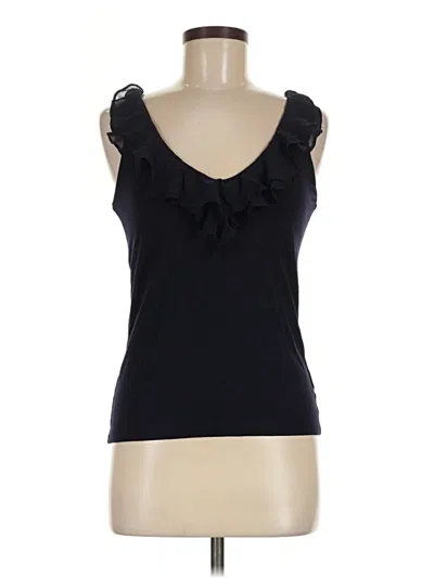Pre-owned Polo Ralph Lauren Sleeveless Top Black Sweetheart Neckline Tops