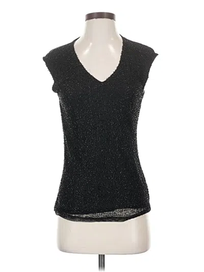Pre-owned Polo Ralph Lauren Sleeveless Top Black V-neck Tops