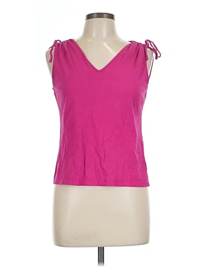 Pre-owned Polo Ralph Lauren Sleeveless Top Pink Sweetheart Neckline Tops