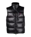 Polo Ralph Lauren Zipped Sleeveless Gilet In Black