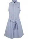 Polo Ralph Lauren Sleevesless Blar Day Dress Clothing In Blue