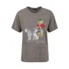 Polo Ralph Lauren Sleigh Bear T-short Sleeve-t-shirt In Grey