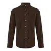 Polo Ralph Lauren Corduroy Sport Shirt Chocolate Mousse In Brown