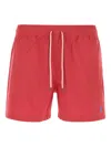 Polo Ralph Lauren Bermuda Mare In Poliestere Stretch Rosso Uomo In Red