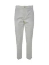 Polo Ralph Lauren Slim Chino Flat Front Ankle Trouser In White