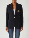 Polo Ralph Lauren Slim-fit Blazer In Jacquard A Maglia Doppia Blazer In Blue