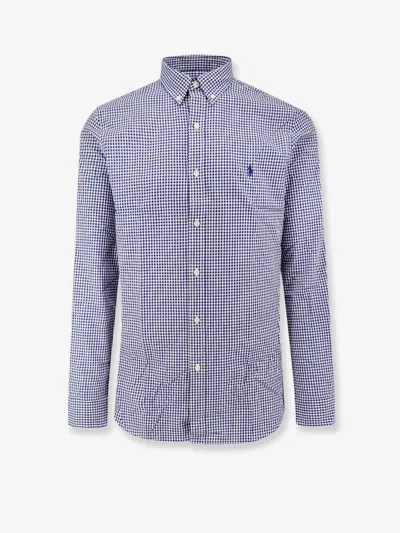 Polo Ralph Lauren Slim Fit Buttoned-down Stretch Fabric Shirt In Multi