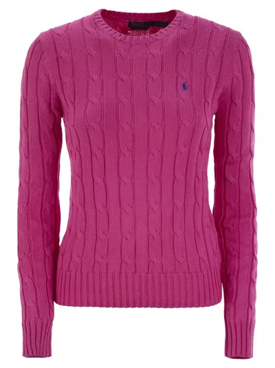 Polo Ralph Lauren Juliana Long Sleeve Pullover In Pink