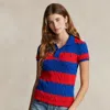 Polo Ralph Lauren Slim Fit Cable-knit Polo Shirt In Blue