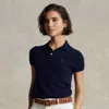 Polo Ralph Lauren Slim Fit Cashmere Polo Shirt In Blue