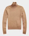 Polo Ralph Lauren Slim-fit Cashmere Turtleneck In Neutral