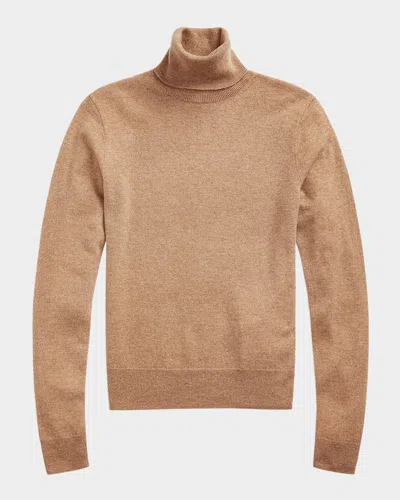 Polo Ralph Lauren Slim-fit Cashmere Turtleneck In Neutral