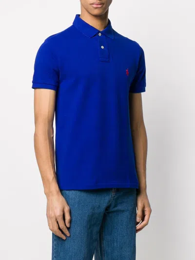 Polo Ralph Lauren Polo Shirt: Sskcslim1 In Blue