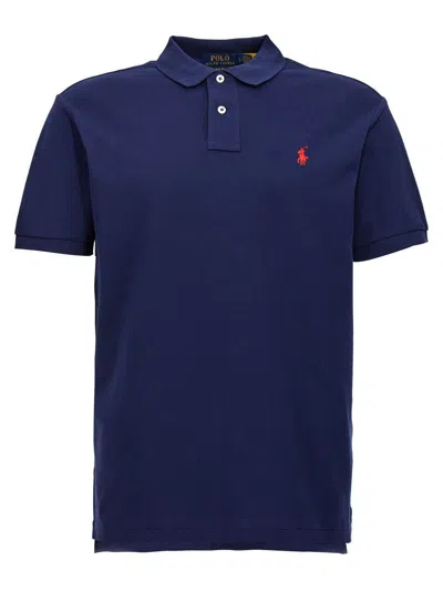 Polo Ralph Lauren Slim Fit Classic Polo Shirt Clothing In Blue