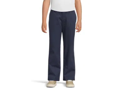 Polo Ralph Lauren Slim Fit Cotton Chino Pants (big Kids) Boy's Casual Pants Aviator Navy : 8 Big Kid, Elastane/cotton/ In Blue