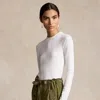 Polo Ralph Lauren Cotton Long-sleeve Tee In White
