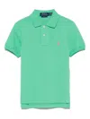 Polo Ralph Lauren Slim Fit Cotton Mesh Polo Shirt In Green