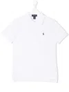 Polo Ralph Lauren Slim Fit Cotton Mesh Polo Shirt In White