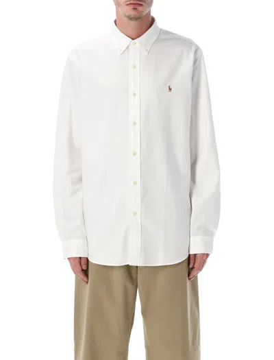 Polo Ralph Lauren Slim-fit Cotton Oxford Shirt In White