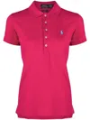Polo Ralph Lauren Slim Fit Cotton Pique Polo Shirt Clothing In Pink