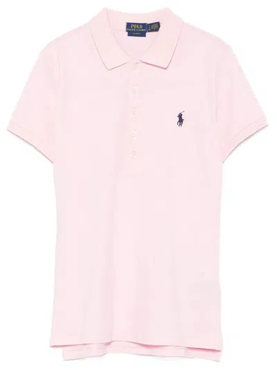 Polo Ralph Lauren Slim Fit Cotton Piqué Polo Shirt In Pink