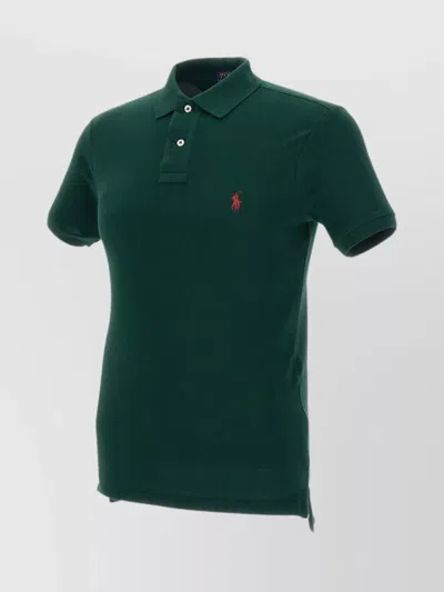 Polo Ralph Lauren Slim Fit Cotton Polo Shirt In Green