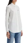 Polo Ralph Lauren Slim Fit Cotton Shirt For Women With Long Sleeves In Multicolor