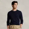 Polo Ralph Lauren Slim Fit Cotton Sweater In Blue