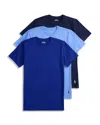 Polo Ralph Lauren Slim Fit Crewneck Undershirt, Pack Of 3 In Blue