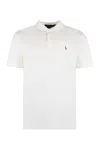 Polo Ralph Lauren Mens American Heather Short-sleeved Logo-embroidered Custom Slim-fit Cotton-jersey Polo Shirt