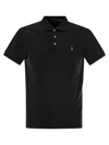 Polo Ralph Lauren Men's Slim Fit Short Sleeve Polo Shirt In Black