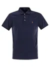 Polo Ralph Lauren Polo Shirt With Pony In Navy