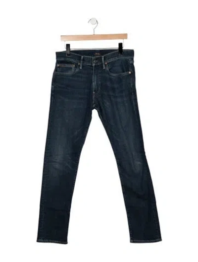 Pre-owned Polo Ralph Lauren Slim Fit Jeans In Blue