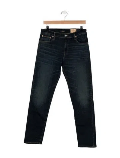 Pre-owned Polo Ralph Lauren Slim Fit Jeans In Blue
