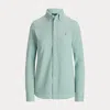 Polo Ralph Lauren Slim Fit Knit Cotton Oxford Shirt In Green