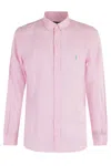 Polo Ralph Lauren Classic Fit Solid Pink Linen Button-down Shirt