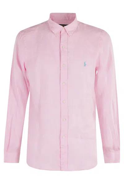 POLO RALPH LAUREN POLO RALPH LAUREN SLIM-FIT LINEN SPORT SHIRT
