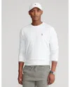 Polo Ralph Lauren Slim Fit Long Sleeve Tee In White