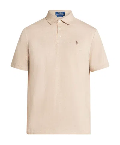 Polo Ralph Lauren Slim-fit Mesh Polo Shirt In Neutrals