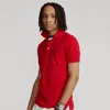 Polo Ralph Lauren Slim Fit Mesh Polo Shirt In Blue