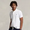 Polo Ralph Lauren Slim Fit Mesh Polo Shirt In White