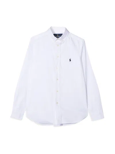 Polo Ralph Lauren Slim Fit Mini Boys' Shirt In White