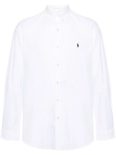 Polo Ralph Lauren Cubdppcs Long Sleeve Sport Shirt In White