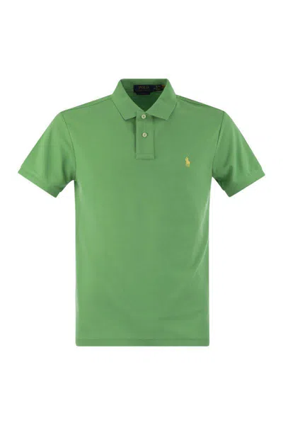 Polo Ralph Lauren Slim Fit Polo Clothing In Green