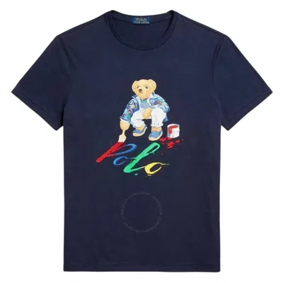 Polo Ralph Lauren Slim Fit Polo Bear Jersey T-shirt In Blue