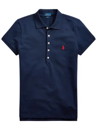 Polo Ralph Lauren Slim Fit Polo In Blue