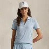 Polo Ralph Lauren Slim Fit Ribbed Polo Shirt In Cold Springs Multi