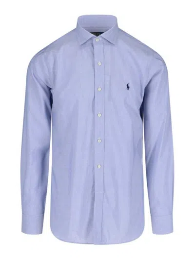 Polo Ralph Lauren Slim Fit Shirt In Blue
