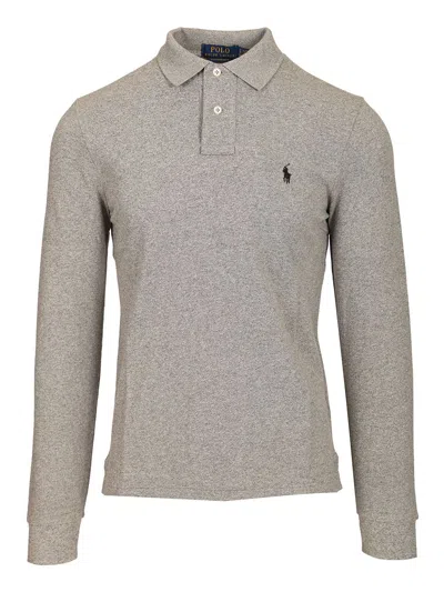 Polo Ralph Lauren Slim Fit Shirt Polo Shirt Grey