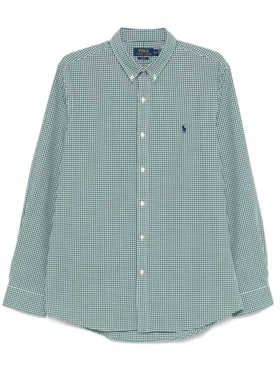 POLO RALPH LAUREN SLIM FIT SPORT SHIRT,710.929345.009 095 PINE WHITE